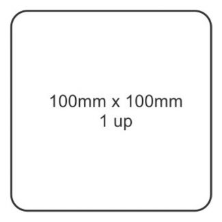 100 X 100mm Thermal Blank Labels Per 1000