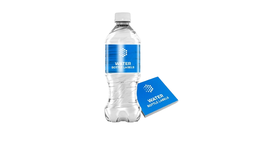 Water bottle labels
