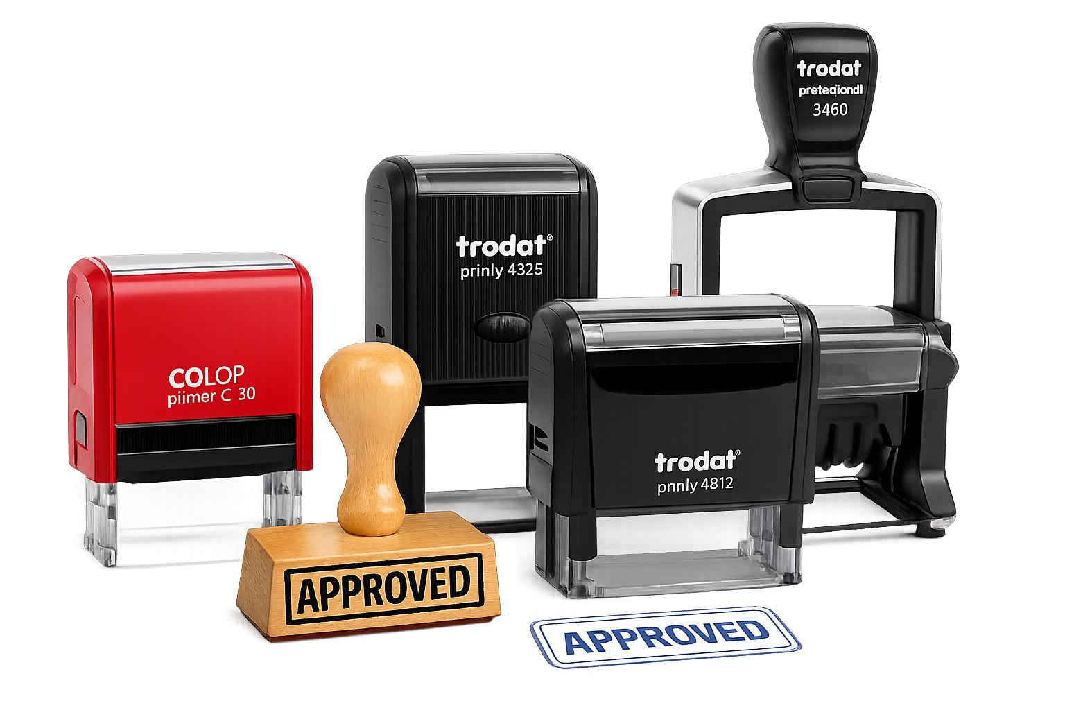 rubber stamps
